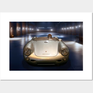 1955 Porsche 550 Spyder Posters and Art